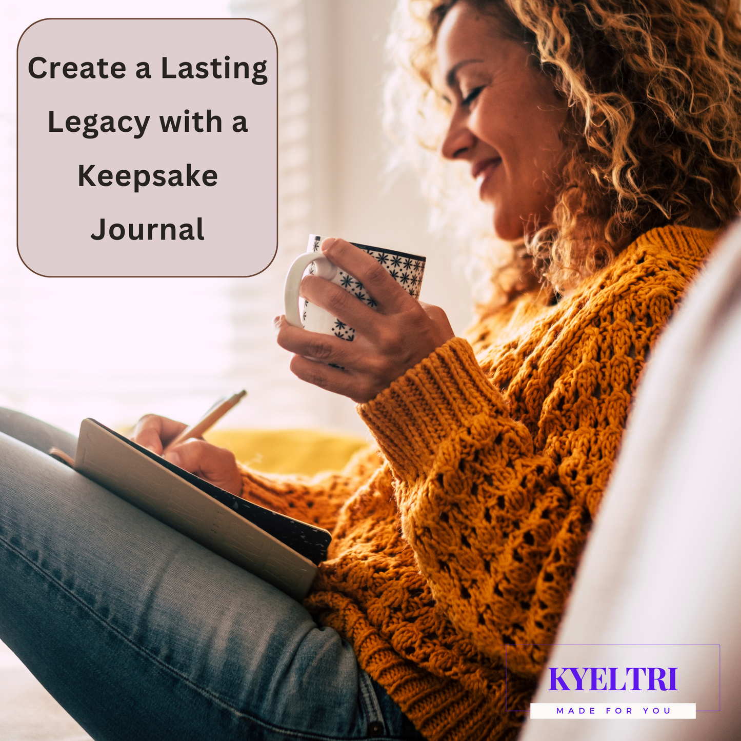 Mum I Want To Hear Your Story, Guided All About Mum Book Journal with Tea and Biscuits Gift Set Presents For Mum